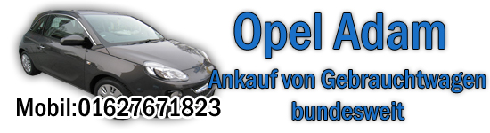 PKW Ankauf Opel Adam
