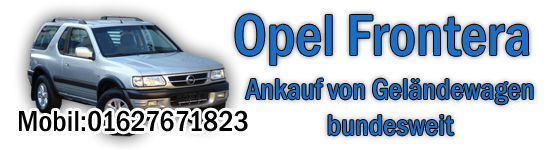PKW Ankauf Opel Frontera