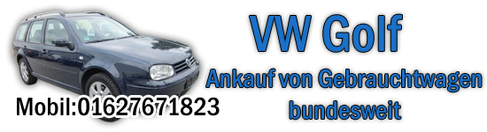 PKW Ankauf VW Golf